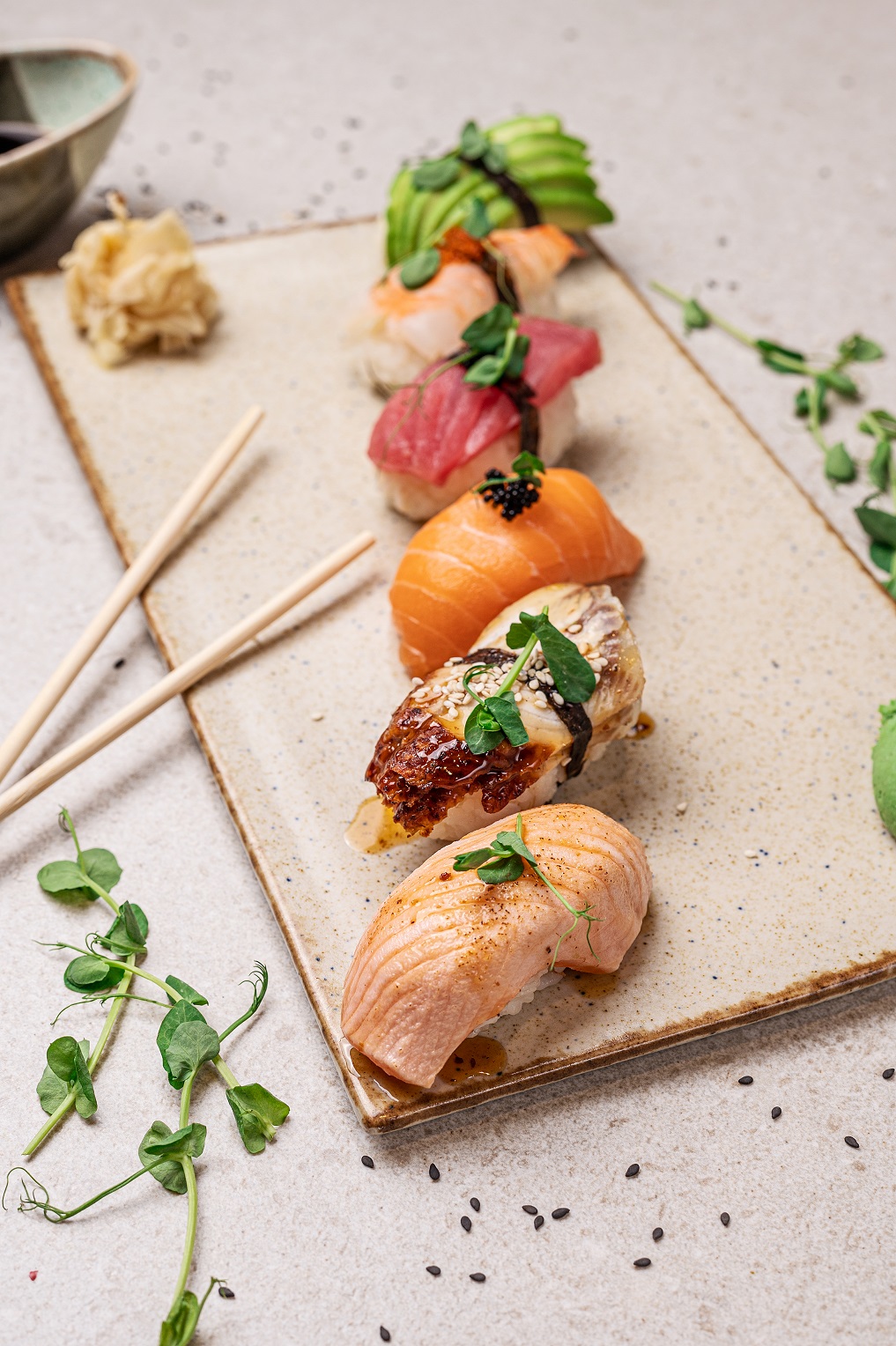 Sushi assortment